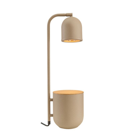 Lampa Botanica beżowa Kaspa | Lampka stołowa skandynawska