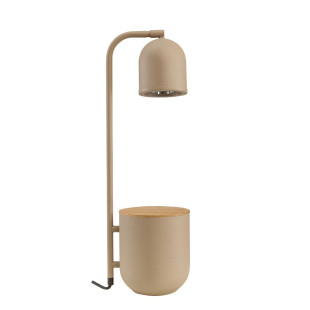 Lampa Botanica beżowa Kaspa | Lampka stołowa skandynawska