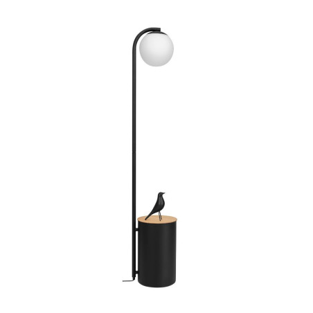 Lampa stojąca Kaspa Botanica: Szklana kula, doniczka, 147cm - Skandynawski desig