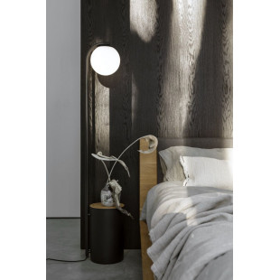 Lampa stojąca Kaspa Botanica: Szklana kula, doniczka, 147cm - Skandynawski desig