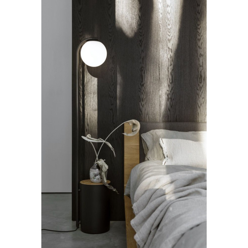 Lampa stojąca Kaspa Botanica: Szklana kula, doniczka, 147cm - Skandynawski desig