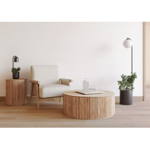 Lampa stojąca Kaspa Botanica: Szklana kula, doniczka, 147cm - Skandynawski desig
