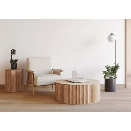 Lampa stojąca Kaspa Botanica: Szklana kula, doniczka, 147cm - Skandynawski desig