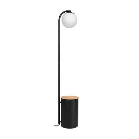 Lampa stojąca Kaspa Botanica: Szklana kula, doniczka, 147cm - Skandynawski desig