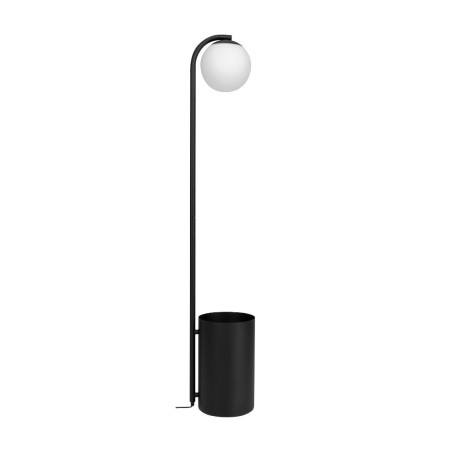 Lampa stojąca Kaspa Botanica: Szklana kula, doniczka, 147cm - Skandynawski desig