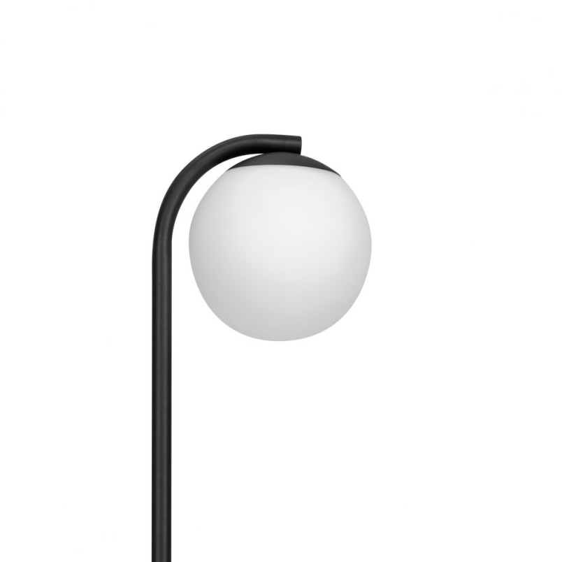 Lampa stojąca Kaspa Botanica: Szklana kula, doniczka, 147cm - Skandynawski desig