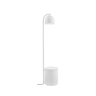 Lampa stojąca Botanica biała Kaspa | Doniczka w zestawie