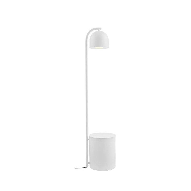 Lampa stojąca Botanica biała Kaspa | Doniczka w zestawie