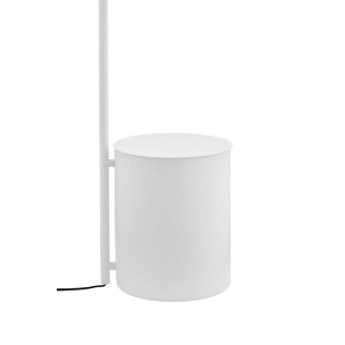 Lampa stojąca Botanica biała Kaspa | Doniczka w zestawie