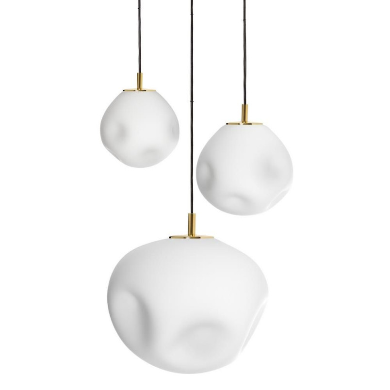 Lampa wisząca szklana Cloe | Kaspa - Designerski styl