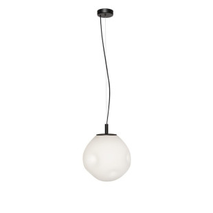 Lampa wisząca Cloe Kaspa | Szklana, Designerska, Biały/Czarny