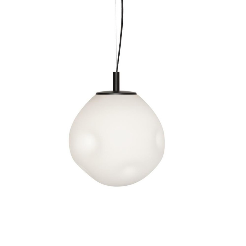 Lampa wisząca Cloe Kaspa | Szklana, Designerska, Biały/Czarny