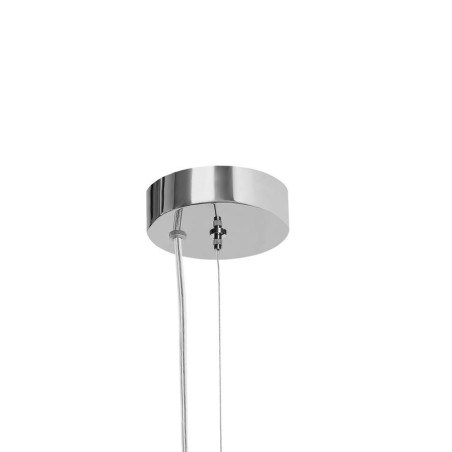 Lampa wisząca szklana Cloe 40cm biały/chrom Kaspa | Kup online