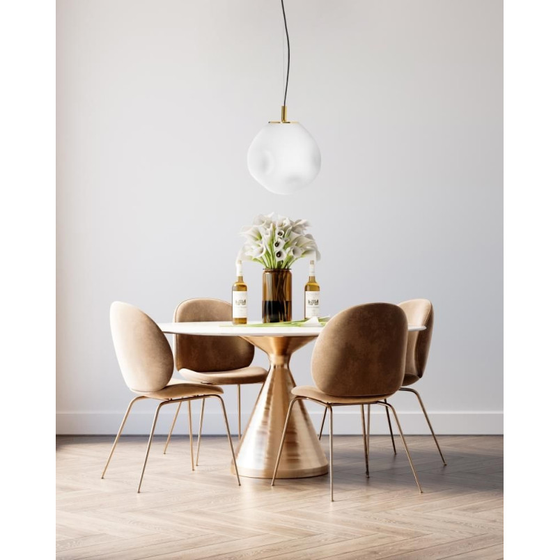 Lampa wisząca szklana Kaspa Cloe 25cm - Elegancki design
