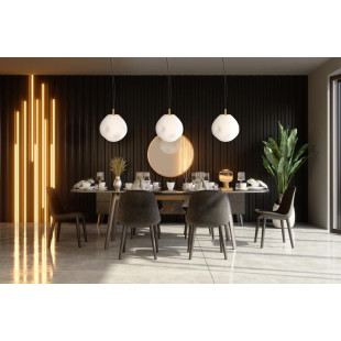 Lampa wisząca szklana Kaspa Cloe 25cm - Elegancki design