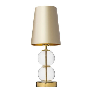Lampa stołowa Coco Kaspa: Szampański/Złoty | Elegancki Design