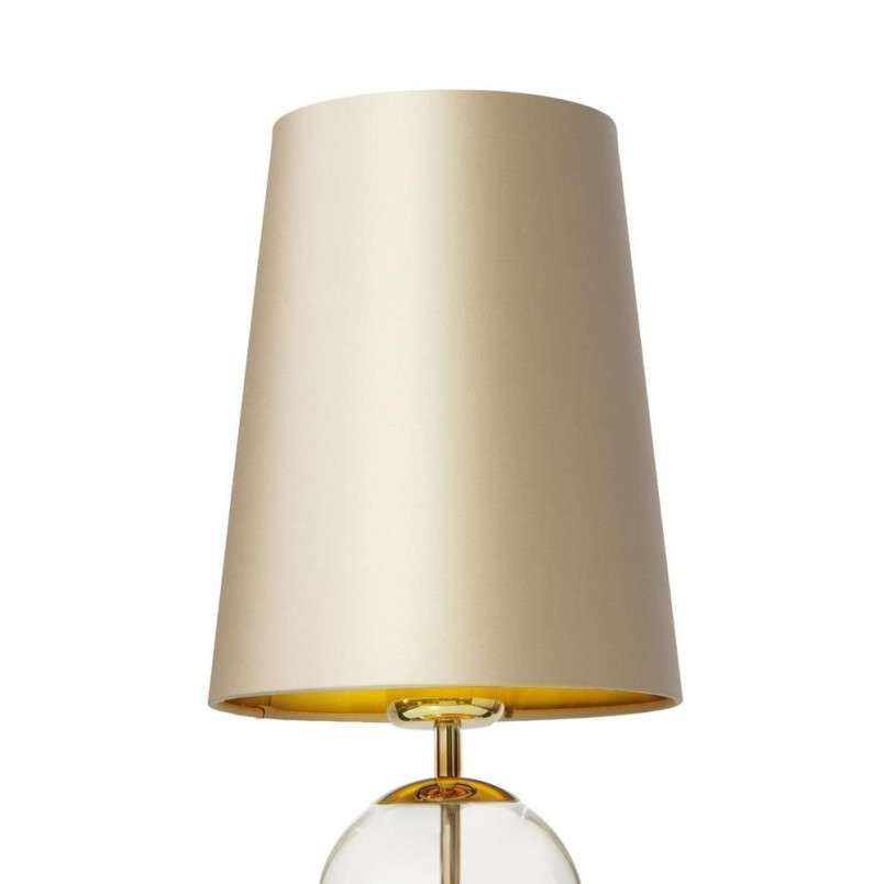 Lampa stołowa Coco Kaspa: Szampański/Złoty | Elegancki Design