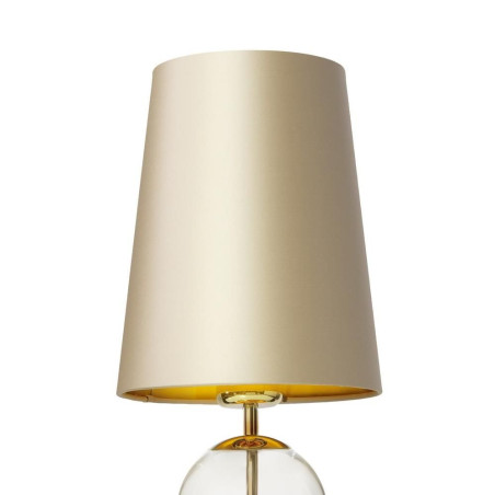 Lampa stołowa Coco Kaspa: Szampański/Złoty | Elegancki Design