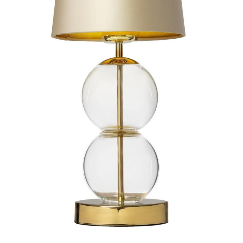 Lampa stołowa Coco Kaspa: Szampański/Złoty | Elegancki Design