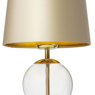 Lampa stołowa Coco Kaspa: Szampański/Złoty | Elegancki Design