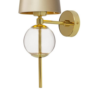 Kinkiet Coco Kaspa - Elegancki design, szampański/złoty | Sklep Lamp