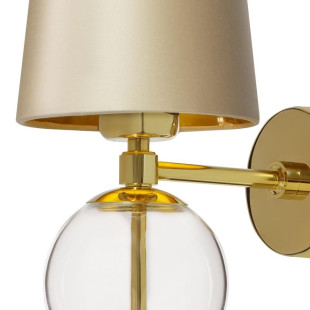 Kinkiet Coco Kaspa - Elegancki design, szampański/złoty | Sklep Lamp