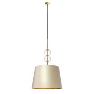 Lampa wisząca Coco Kaspa | Szampański, Szkło, Glamour