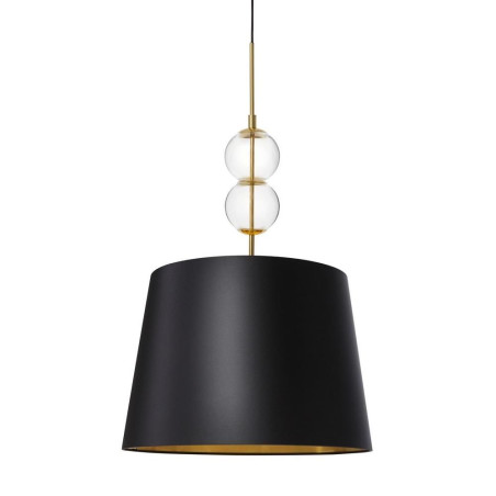 Lampa wisząca Coco czarna Kaspa | Elegancki design