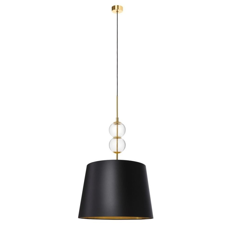 Lampa wisząca Coco czarna Kaspa | Elegancki design