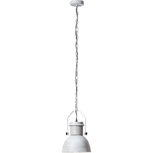 Lampa wisząca industrialna Salford - szara, E27 | Brilliant