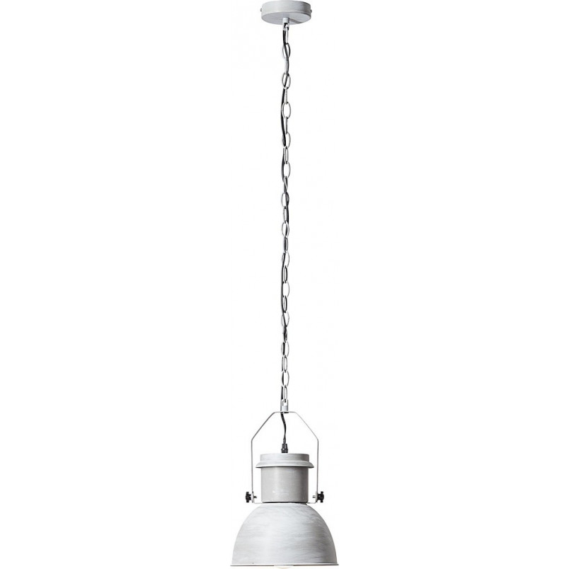 Lampa wisząca industrialna Salford - szara, E27 | Brilliant