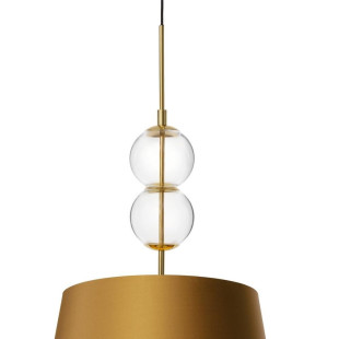 Lampa wisząca Coco Kaspa - Złota, szklana, glamour | Sklep z lampami