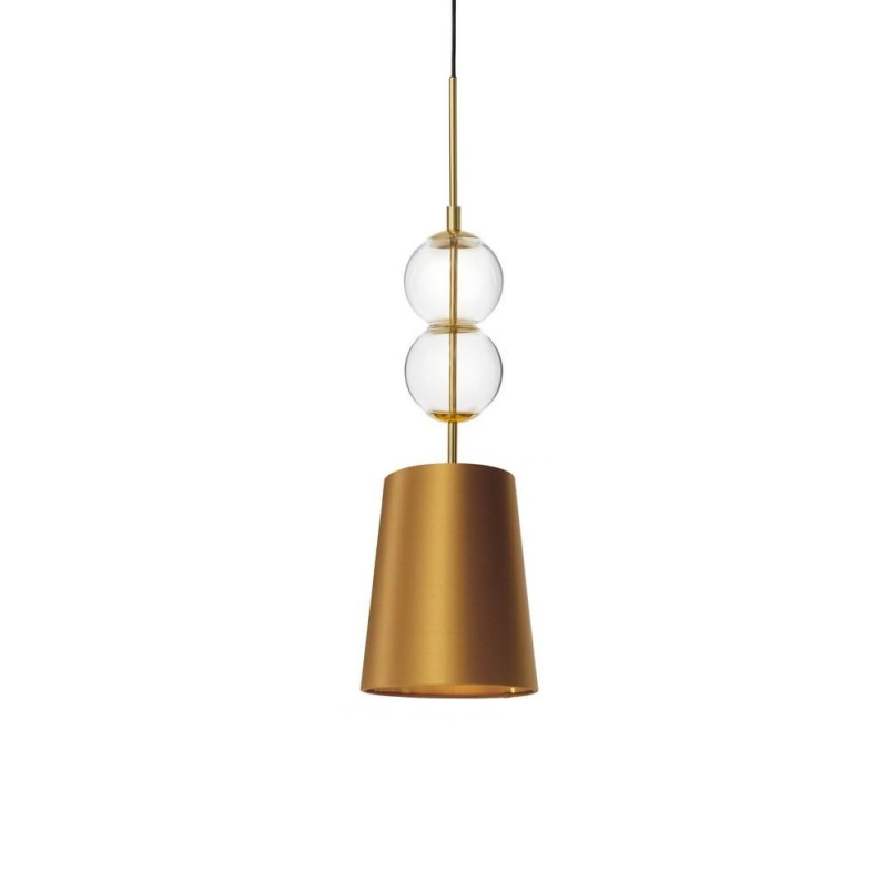 Lampa wisząca Coco złota Kaspa | Elegancki design