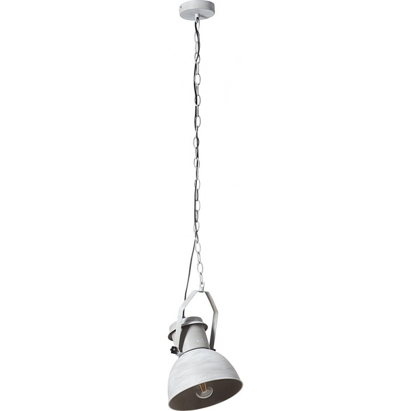 Lampa wisząca industrialna Salford - szara, E27 | Brilliant