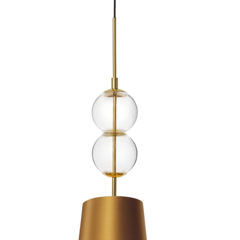 Lampa wisząca Coco złota Kaspa | Elegancki design