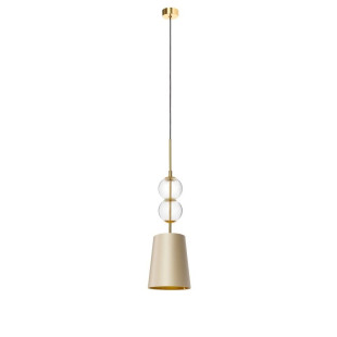 Lampa wisząca Coco szampańska Kaspa | Elegancki design