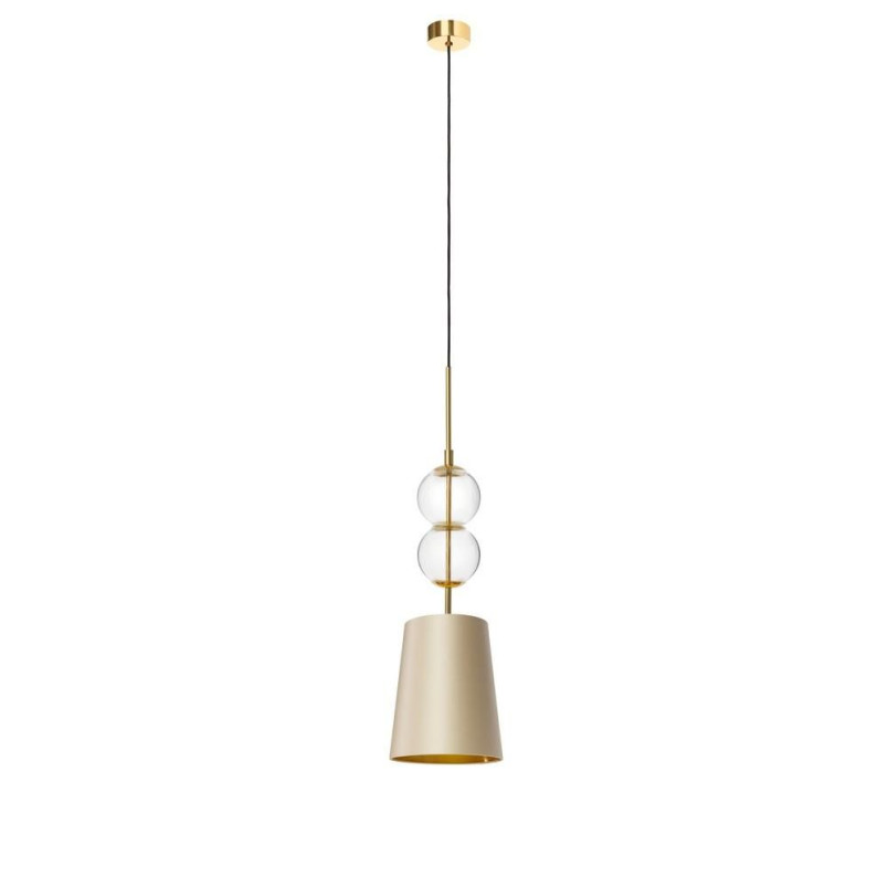 Lampa wisząca Coco szampańska Kaspa | Elegancki design