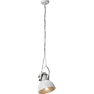 Lampa wisząca industrialna Salford - szara, E27 | Brilliant