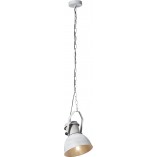 Lampa wisząca industrialna Salford - szara, E27 | Brilliant