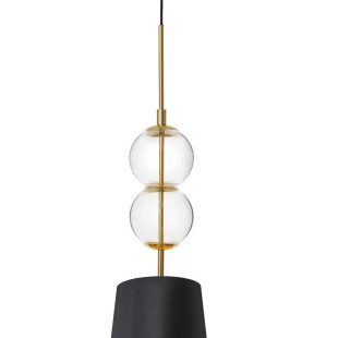 Lampa wisząca Coco czarna Kaspa | Elegancki design, polska produkcja