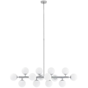Lampa wisząca Cumulus XIV - Kaspa | Szklane kule, 110cm