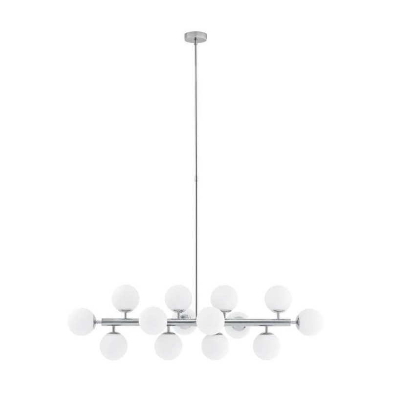 Lampa wisząca Cumulus XIV - Kaspa | Szklane kule, 110cm