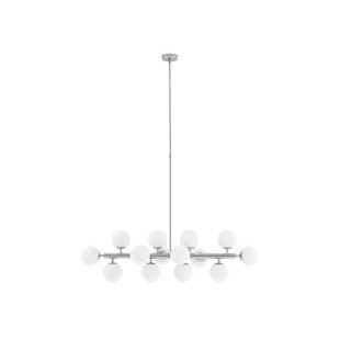 Lampa wisząca Cumulus XIV - Kaspa | Szklane kule, 110cm
