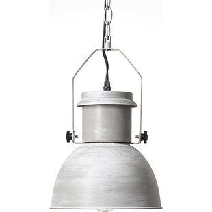 Lampa wisząca industrialna Salford - szara, E27 | Brilliant