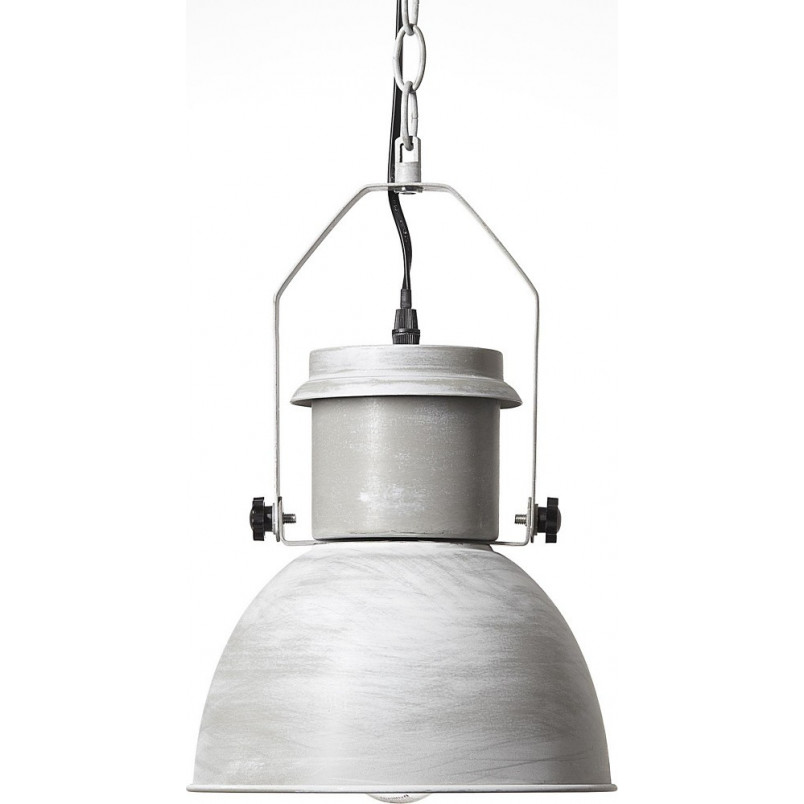Lampa wisząca industrialna Salford - szara, E27 | Brilliant