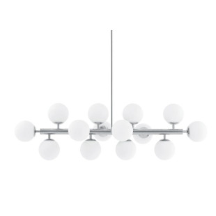 Lampa wisząca Cumulus XIV - Kaspa | Szklane kule, 110cm