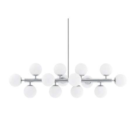 Lampa wisząca Cumulus XIV - Kaspa | Szklane kule, 110cm
