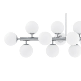 Lampa wisząca Cumulus XIV - Kaspa | Szklane kule, 110cm