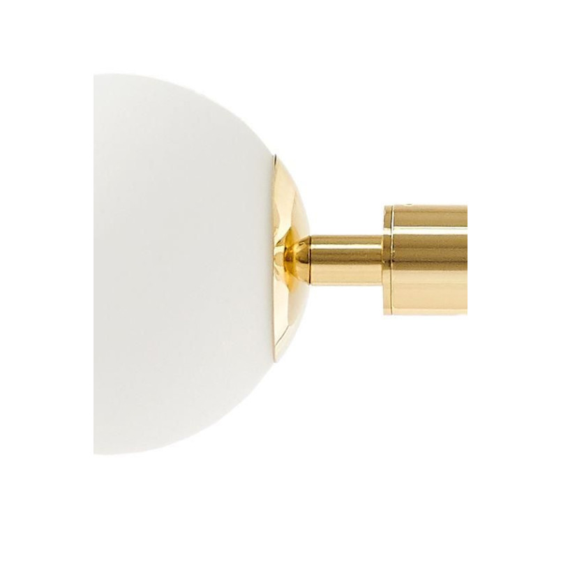Lampa wisząca Cumulus XIV Kaspa - Szklane kule, biały/złoty