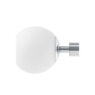 Lampa wisząca Cumulus VIII - Kaspa | Szklane kule, biały/chrom